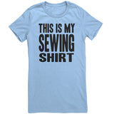 This is My Sewing Shirt Women's Cut Black Lettering T-Shirt