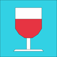 Wine Foundation Paper Piecing Pattern PDF