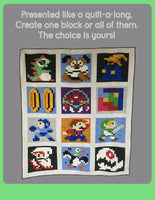 Retro Gaming Revival Quilt: A 12 Block Video Game Themed Quilt Pattern PDF