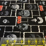 Walking Dead Black Zombies Fabric, Springs Creative