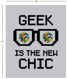 Geek is the new Chic Fabric Panel, Camelot