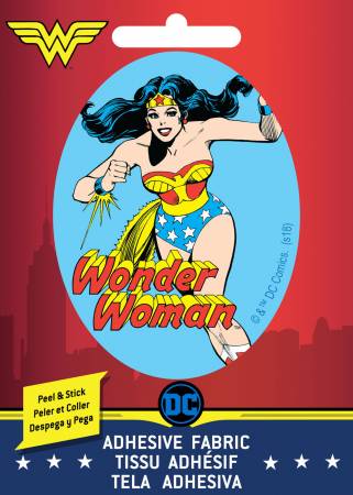 DC Comics - Wonder Woman - Adhesive Fabric 3 in/ 7.62 cm Badge