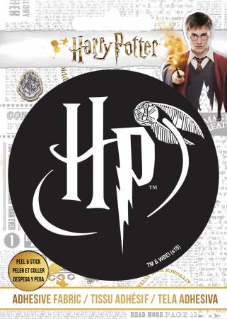 Harry Potter - HP Logo - Adhesive Fabric 3 in/ 7.62 cm Badge