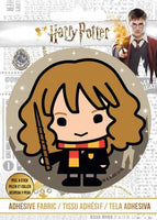 Harry Potter - HP Hermoine and Wand - Adhesive Fabric 3 in/ 7.62 cm Badge