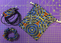 Convention Carpet Combo Pack of Cord Wrap, Dice Bag and Scrunchie