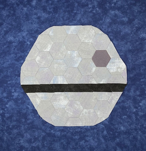 English Paper Piecing: That's No Moon Full Kit (Pattern Included)
