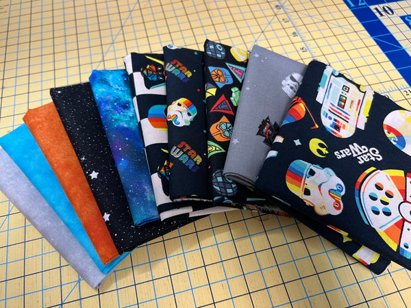 Star Wars Custom Made Bundle 10 Fat Quarter Fabrics