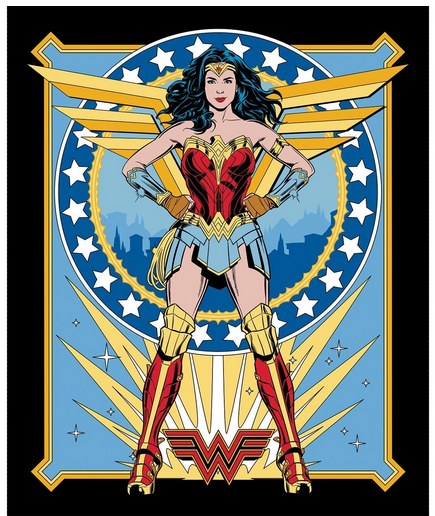 Wonder Woman Fabric Panel, Camelot